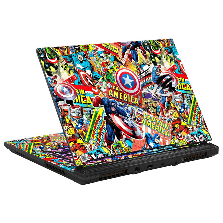 Asus Laptop Skin - Captain America Marvel Mix