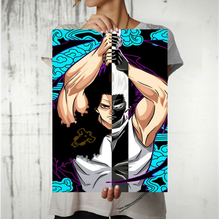 Metal Poster - Anime Sword Master