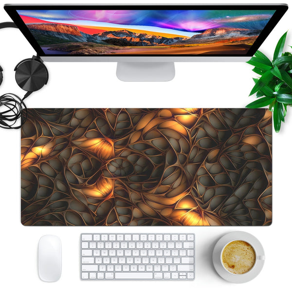 Anti-Slip Desk Mat Gaming Mouse Pad - Molten Glow