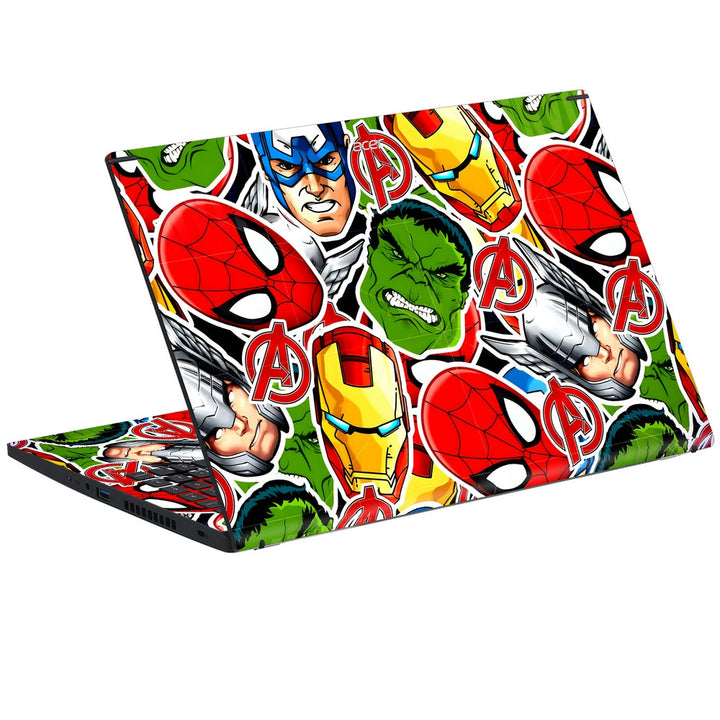 Acer Laptop Skin - Marvel Heroes Collage