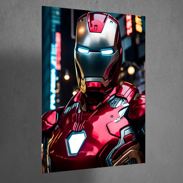 Metal Poster - Superhero Iron Man IM01