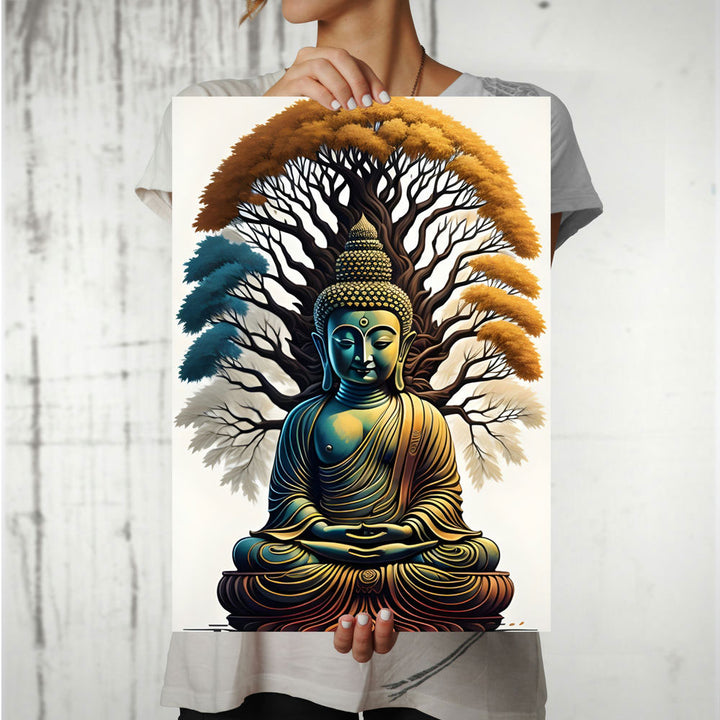 Metal Poster - Lord Buddha LB04