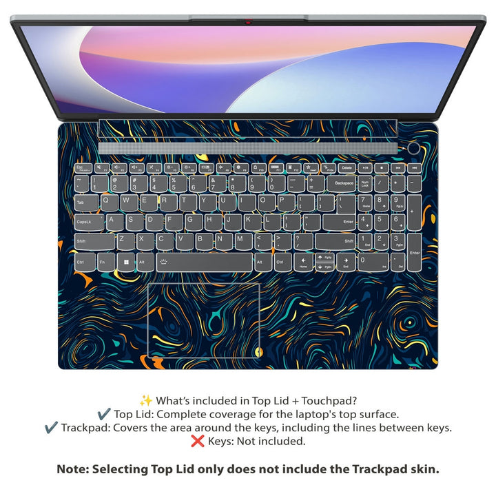 Lenovo Laptop Skin - Topography Pattern TP19