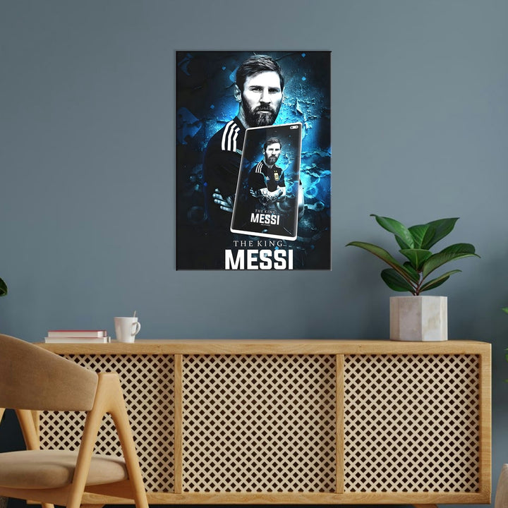 Metal Poster - Footballer Lionel Messi LM02