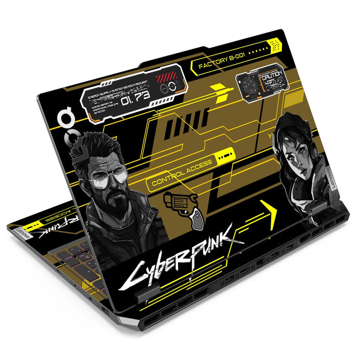 Lenovo LOQ Laptop Skin - Cyberpunk Neon Raiders