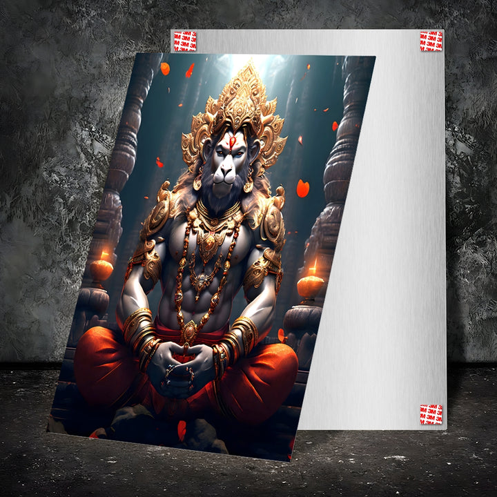 Metal Poster - Lord Hanuman LH07