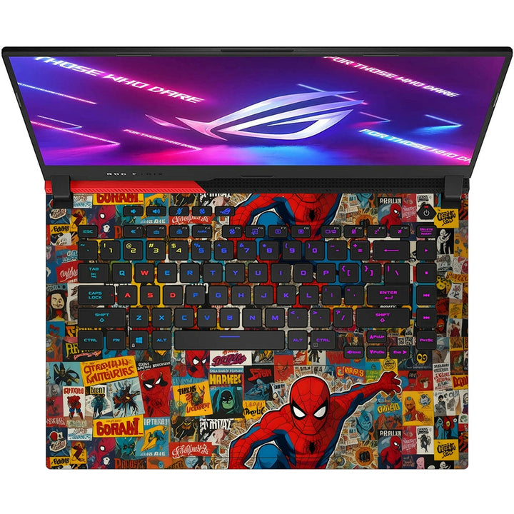 Asus Laptop Skin - Spiderman Jump Collage