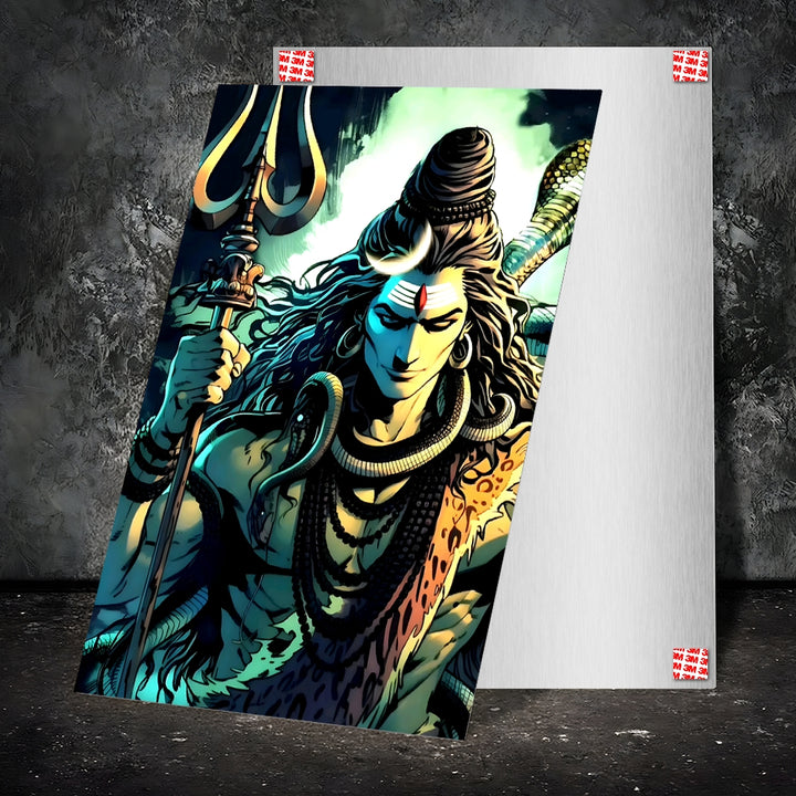 Metal Poster - Lord Shiva LS18