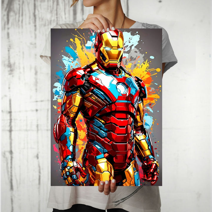 Metal Poster - Superhero Iron Man IM05