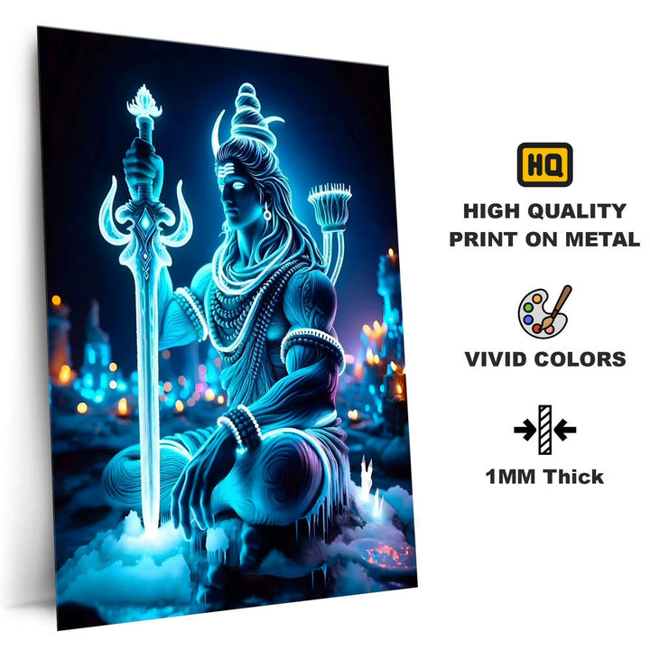 Metal Poster - Lord Shiva LS13