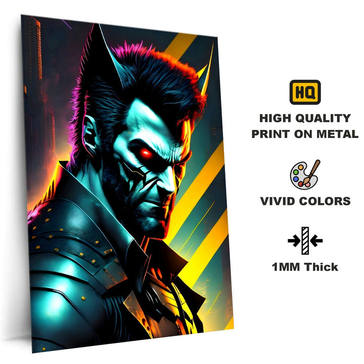 Metal Poster - Superhero Wolverine WOL04