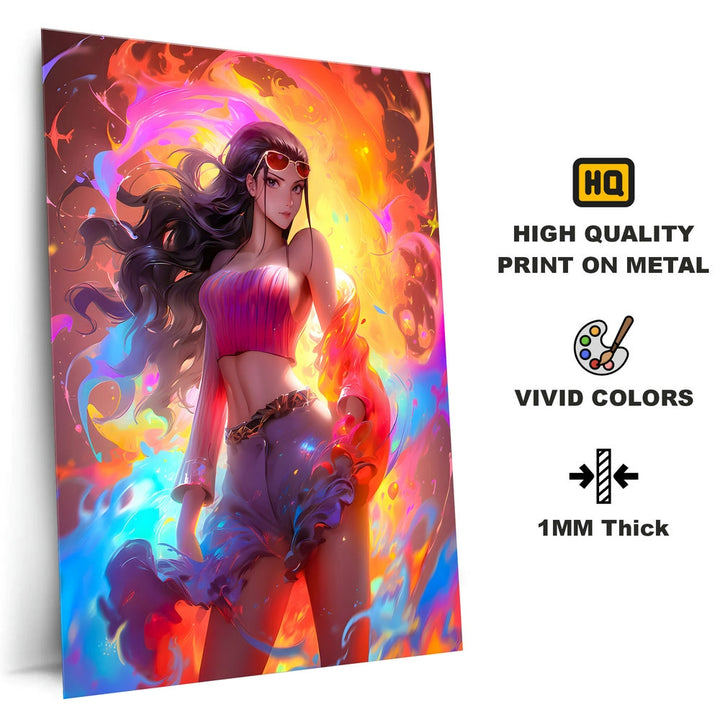 Metal Poster - Anime One Piece Nico Robin OP67