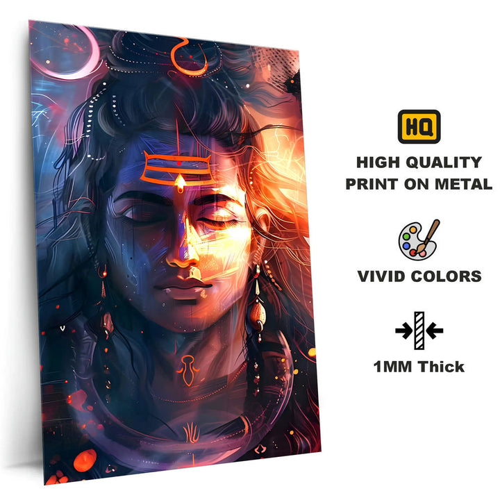 Metal Poster - Lord Shiva LS05