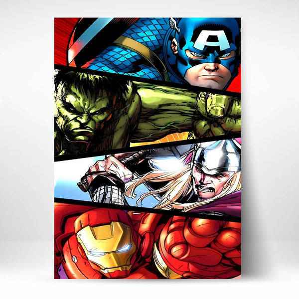 Metal Poster - Superhero Avengers AV02