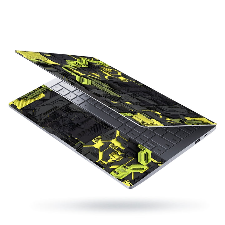 Laptop Skin - Tech Green