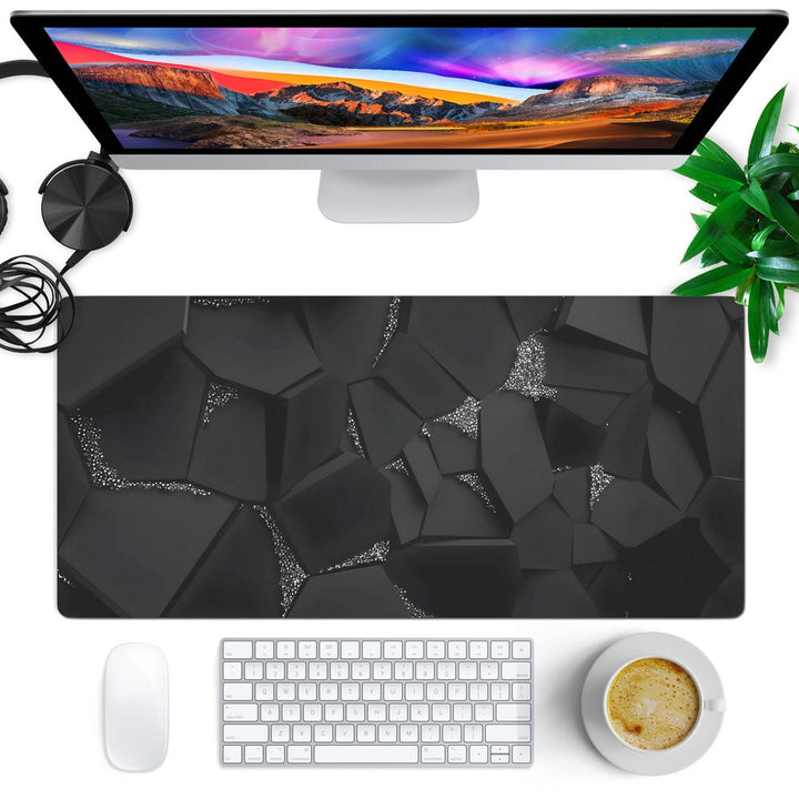 Anti-Slip Desk Mat Gaming Mouse Pad - Shadowed Fractures