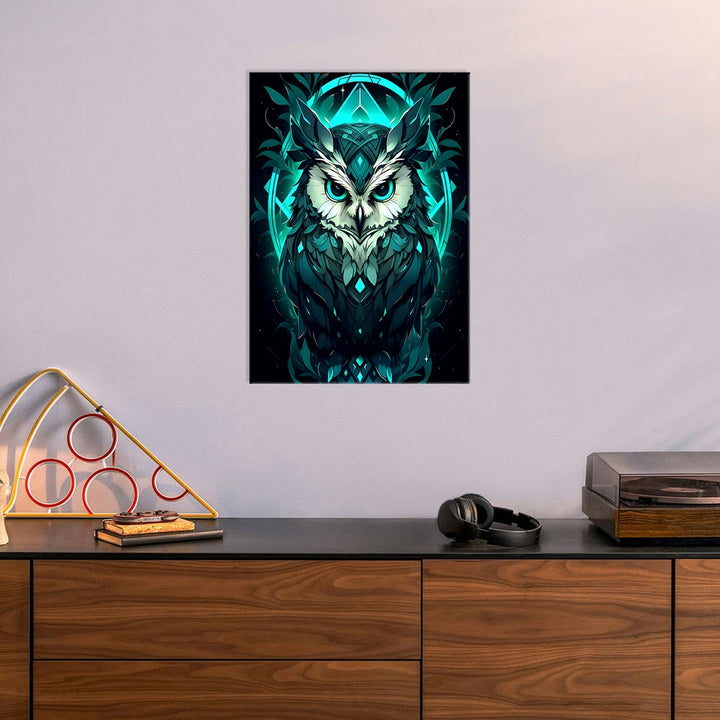 Metal Poster - Wildlife Owl WO04