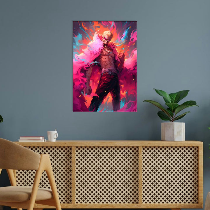 Metal Poster - Anime One Piece Doflamingo OP61