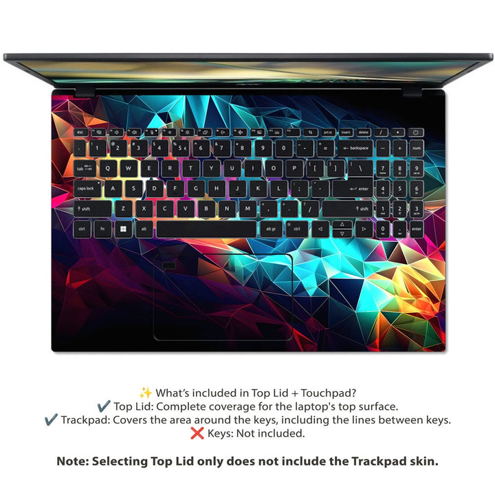 Acer Laptop Skin - Prismatic Aurora