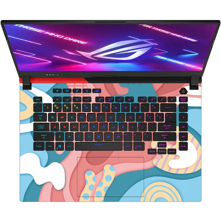 Asus Laptop Skin - Playful Abstract Shapes