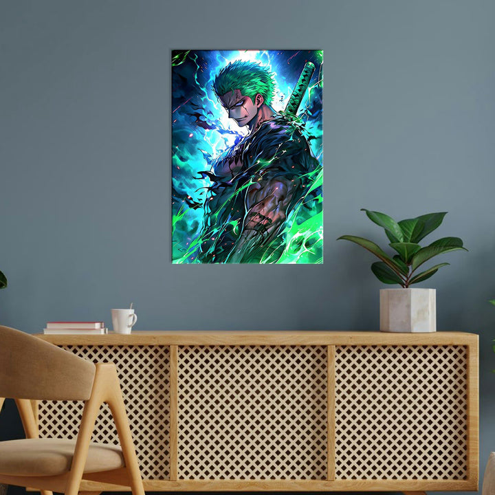 Metal Poster - One Piece Roronoa Zoro OP34