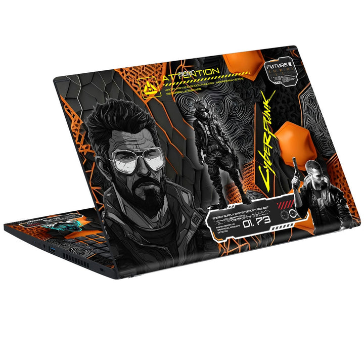 Acer Laptop Skin - Cyberpunk Digital Enforcer