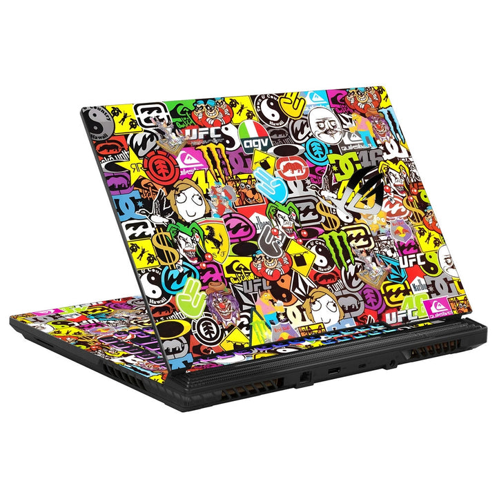 Asus Laptop Skin - Monster Sticker Bomb