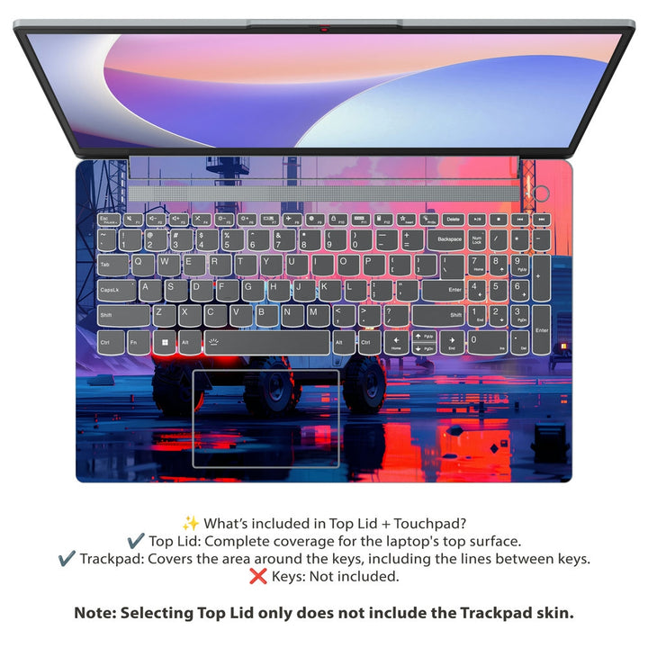 Lenovo Laptop Skin - Neon Dusk