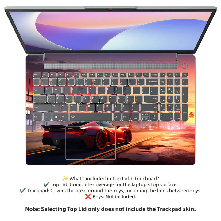 Lenovo Laptop Skin - GTA 6 Sunset Drive