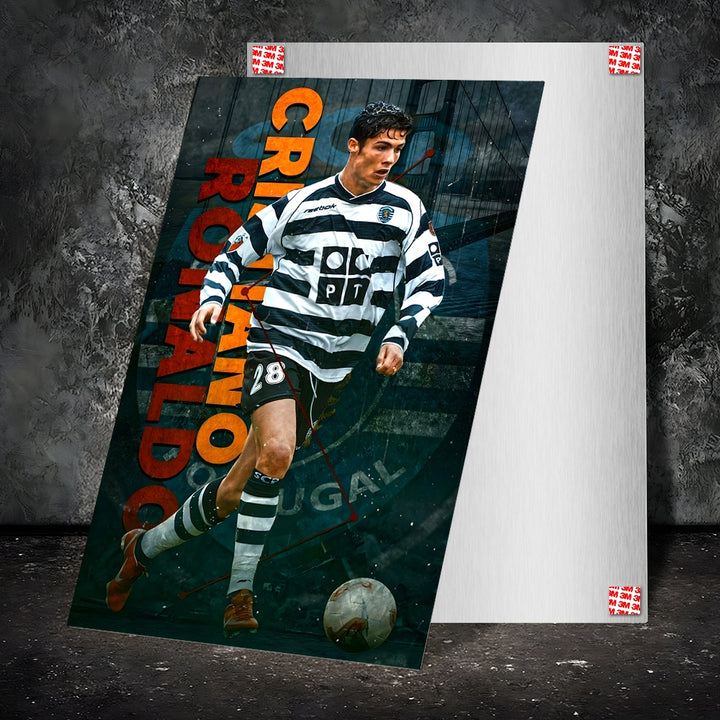 Metal Poster - Footballer Cristiano Ronaldo F04