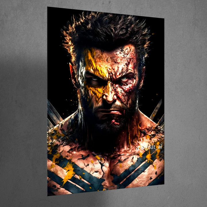 Metal Poster - Superhero Wolverine WOL03