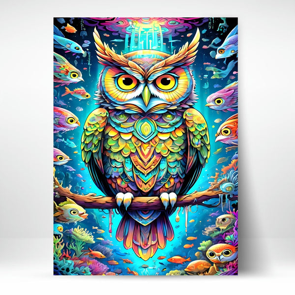 Metal Poster - Wildlife Owl WO01