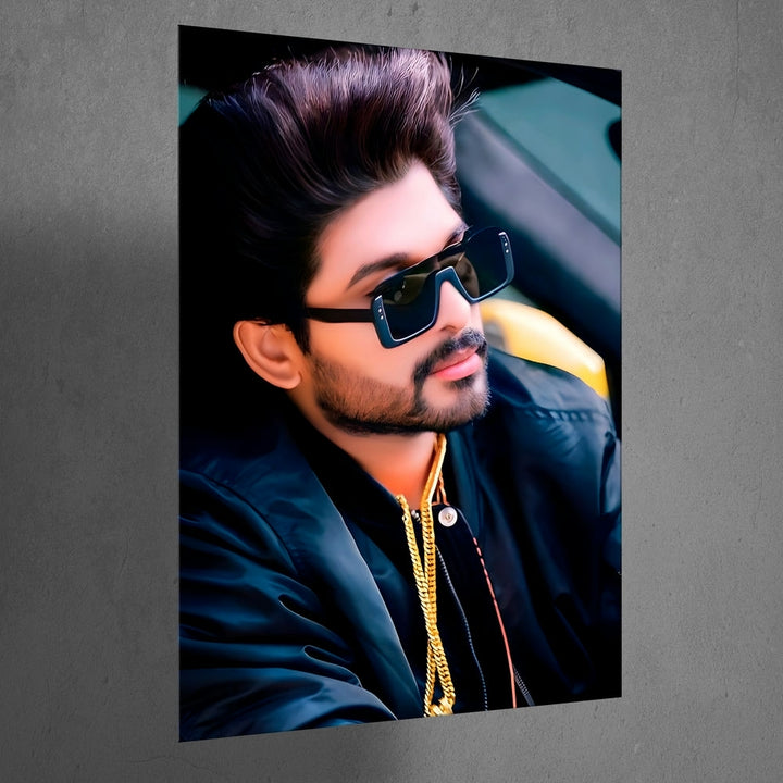 Metal Poster - Allu Arjun AA02