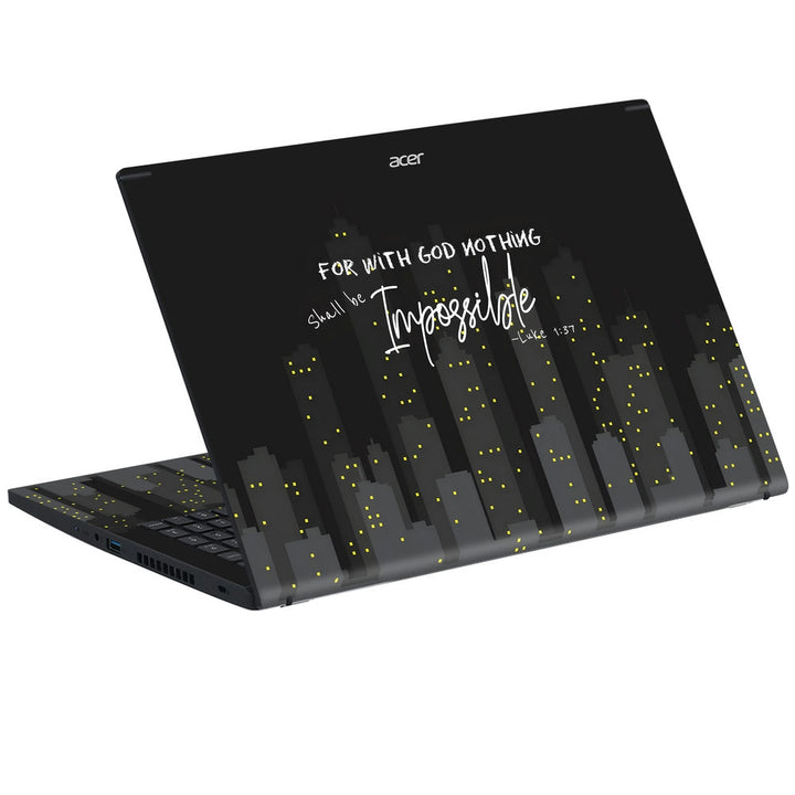 Acer Laptop Skin - With God Inspiration