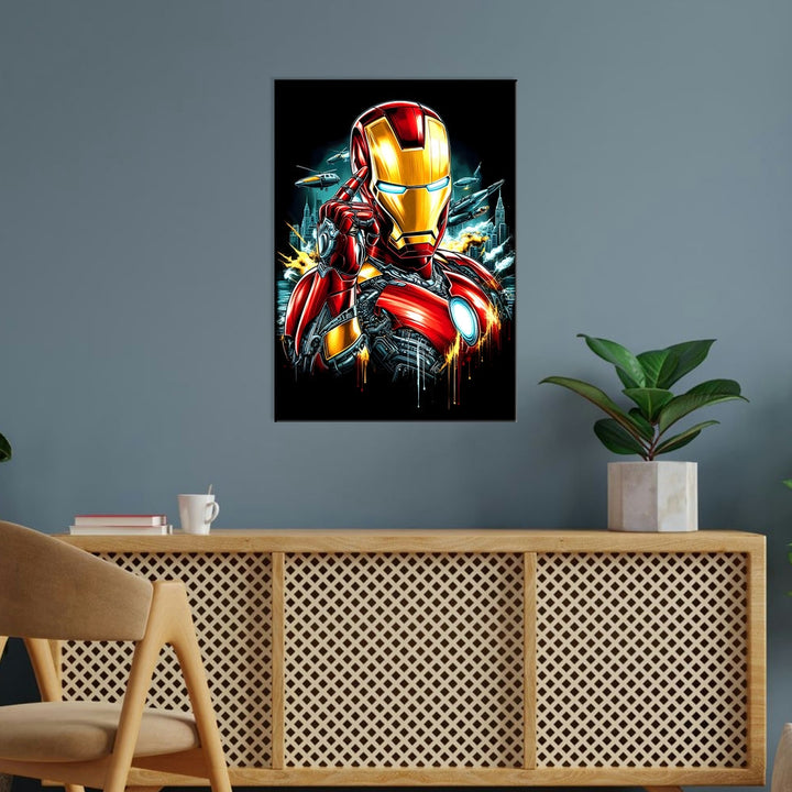 Metal Poster - Superhero Iron Man IM08