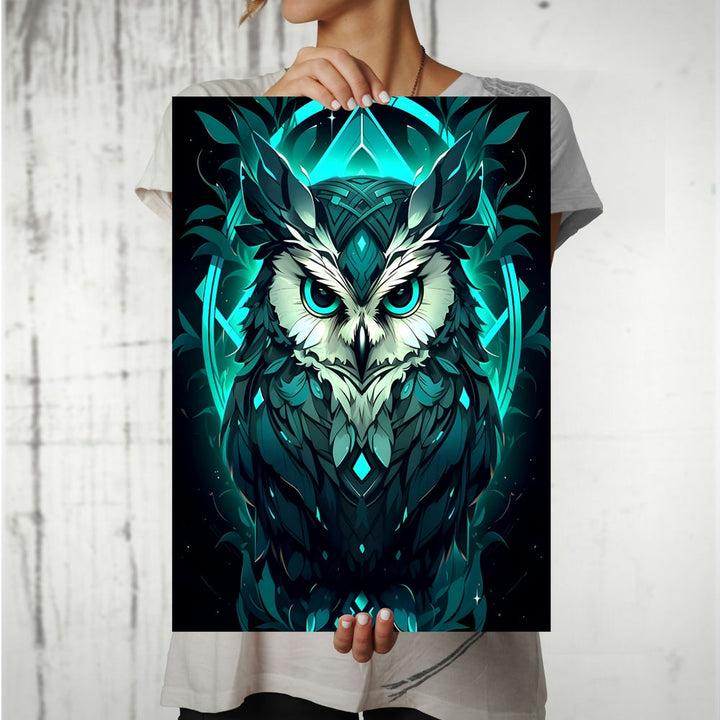 Metal Poster - Wildlife Owl WO04