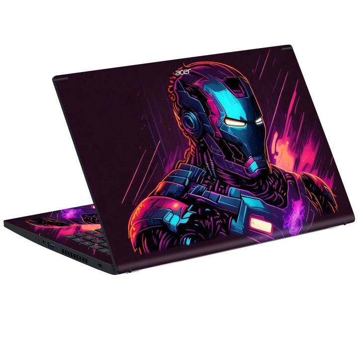 Acer Laptop Skin - Iron Man Purple