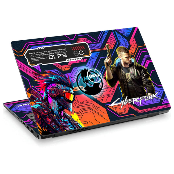 Dell Laptop Skin - Cyberpunk Digital Vortex