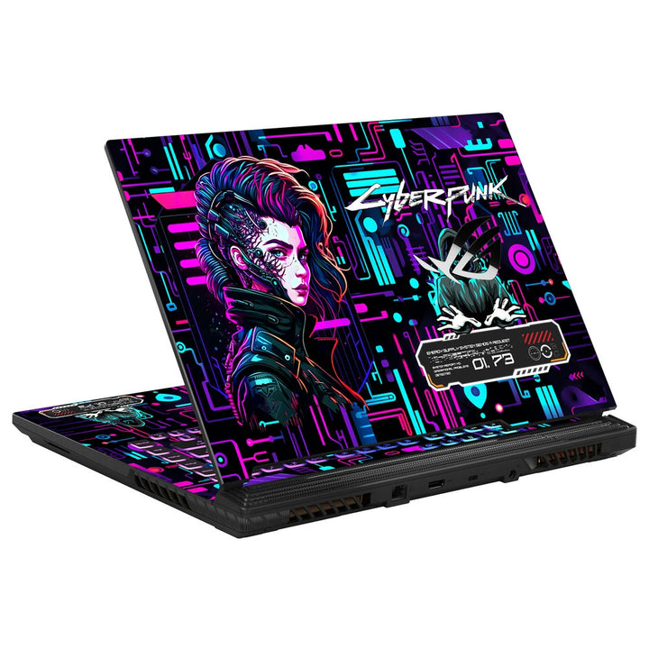 Asus Laptop Skin - Cyberpunk Neon Hacker