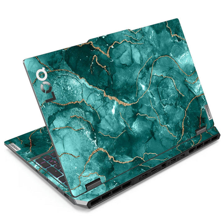 Lenovo LOQ Laptop Skin - Marble Goldern Line Pattern