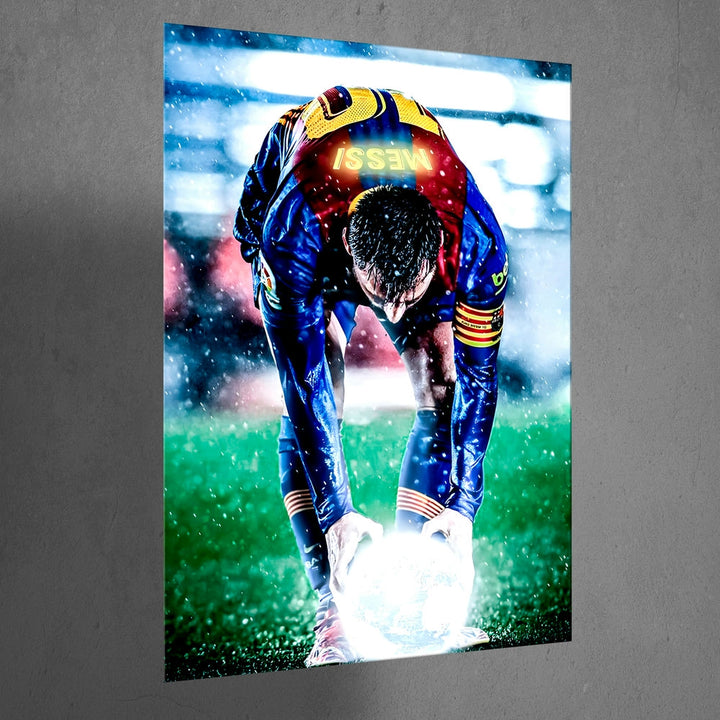 Metal Poster - Footballer Lionel Messi LM01