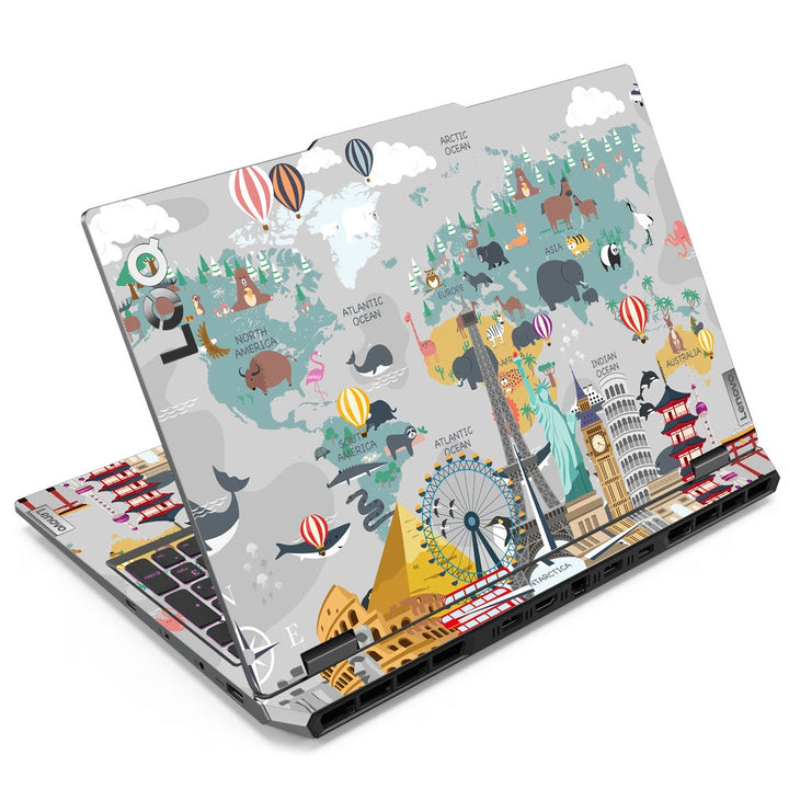 Lenovo LOQ Laptop Skin - Travel Around the World