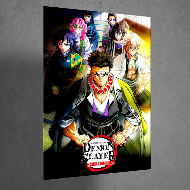 Metal Poster - Anime Demon Slayer