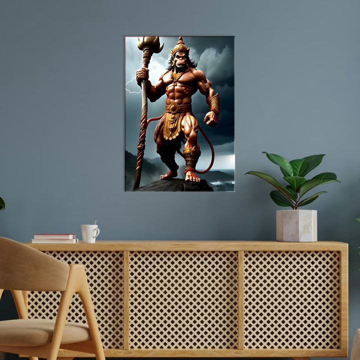 Metal Poster - Lord Hanuman LH06