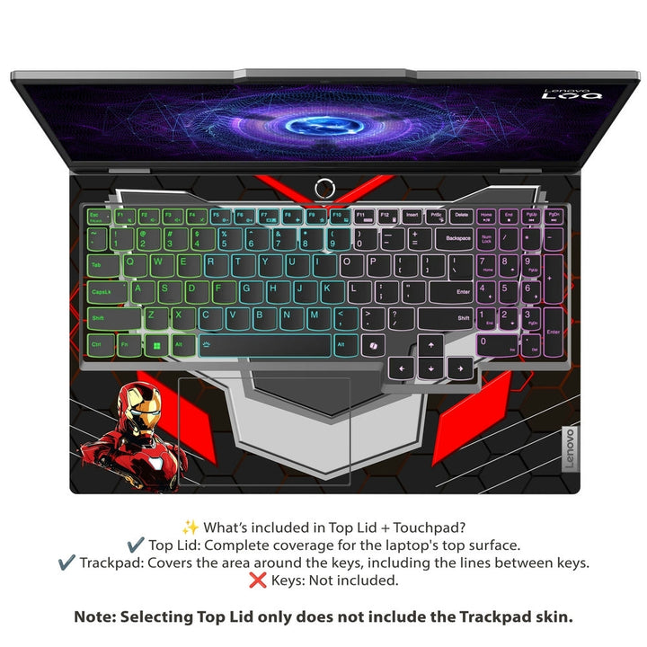 Laptop Skin - Iron Man Tech Suit Armor