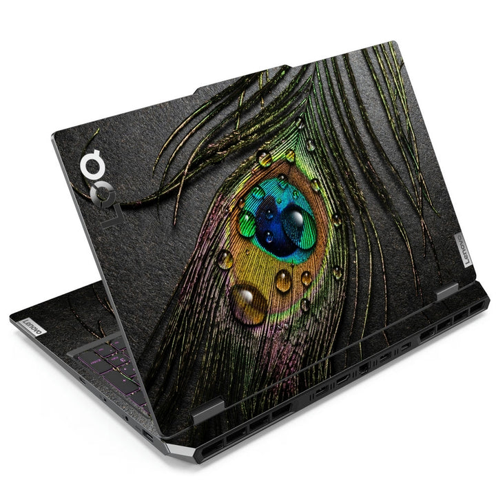 Laptop Skin - Peacock Feather Art