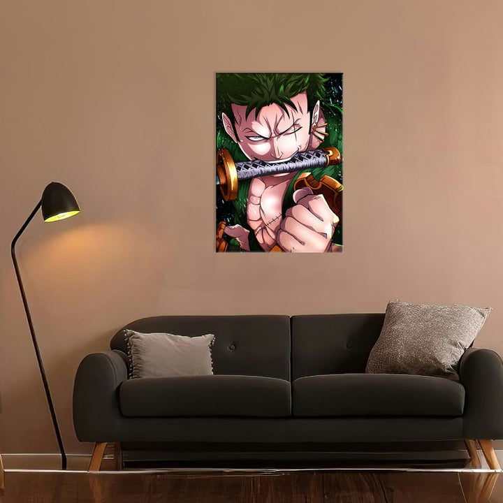 Metal Poster - Anime One Piece Zoro