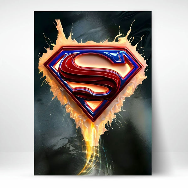 Metal Poster - Superhero Superman SUP01