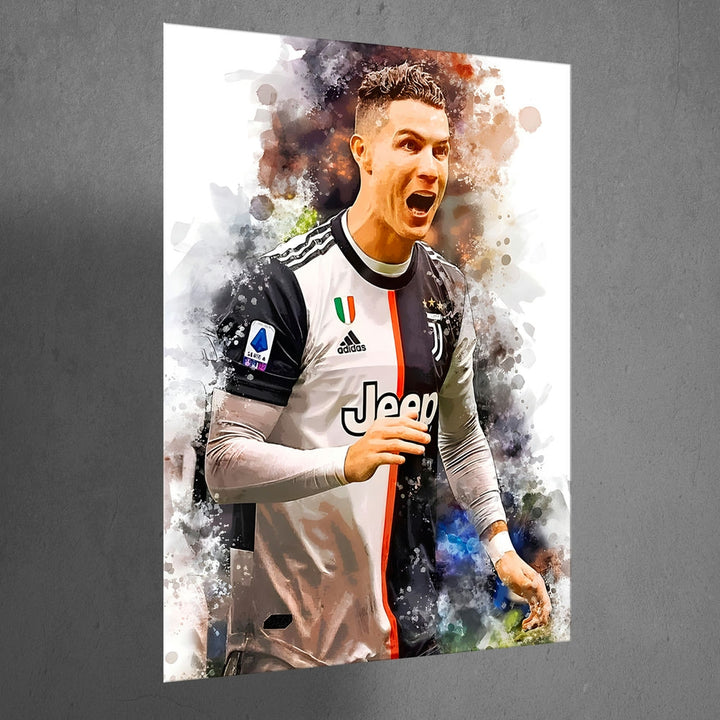 Metal Poster - Footballer Cristiano Ronaldo F01