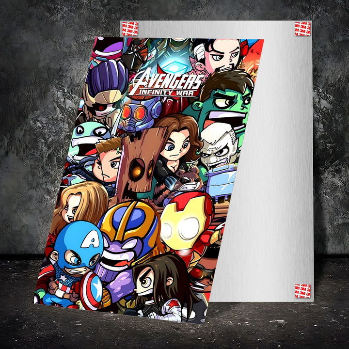 Metal Poster - Superhero Avengers AV01